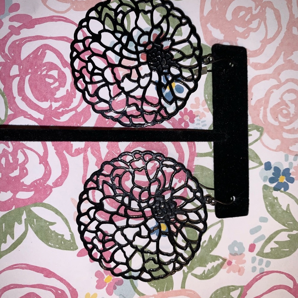 Black earrings